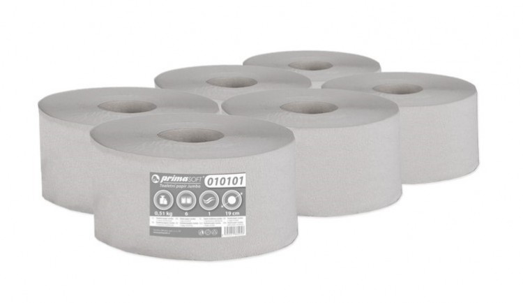 TP Jumbo 1vr. šedý 190mm | Papírové a hygienické výrobky - Toaletní papíry - TP do zásobníků TP Jumbo 1vr. šedý 190mm | Papírové a hygienické výrobky - Toaletní papíry - TP do zásobníků